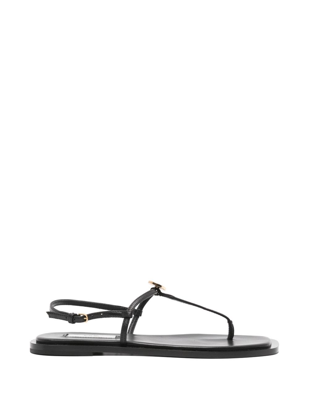 TOTEME T-Strap Leather Sandals