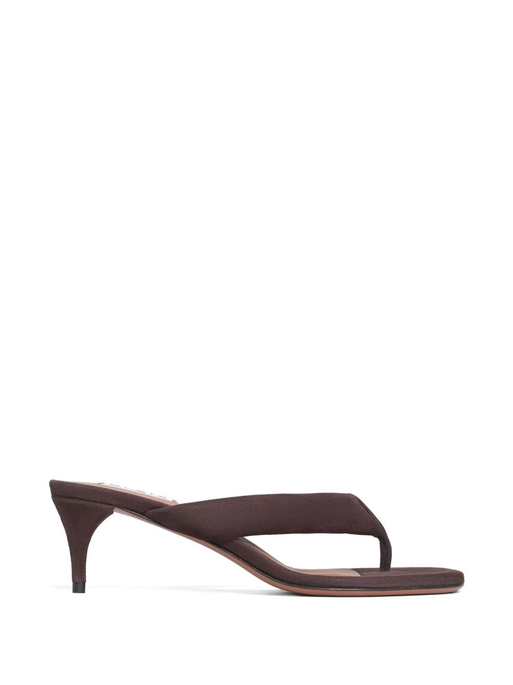 Alaïa Leather Thong Sandals