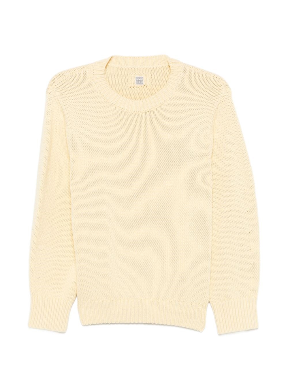 Toteme - Oversized Cotton Sweater - Yellow - M - Moda Operandi