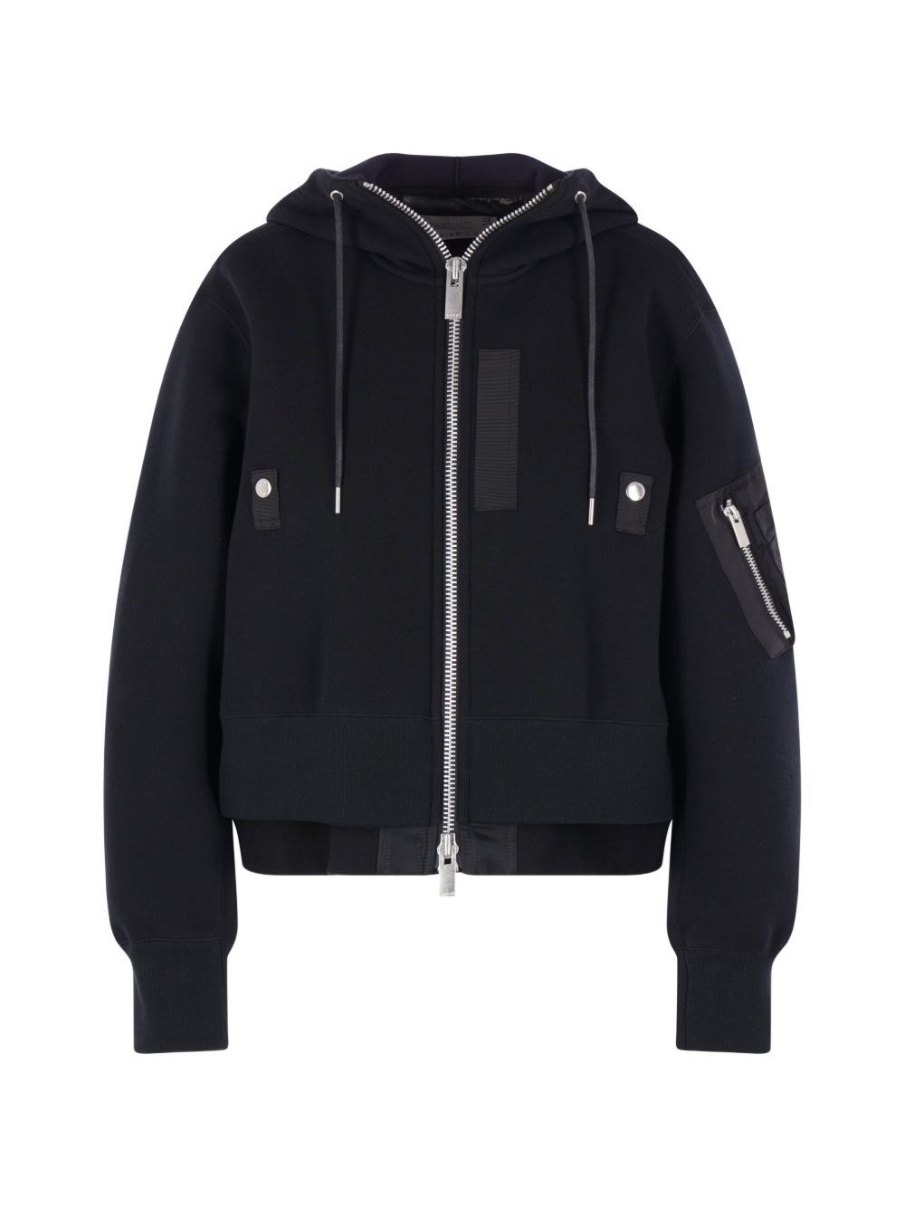 Sacai Nylon And Cotton Hoodie