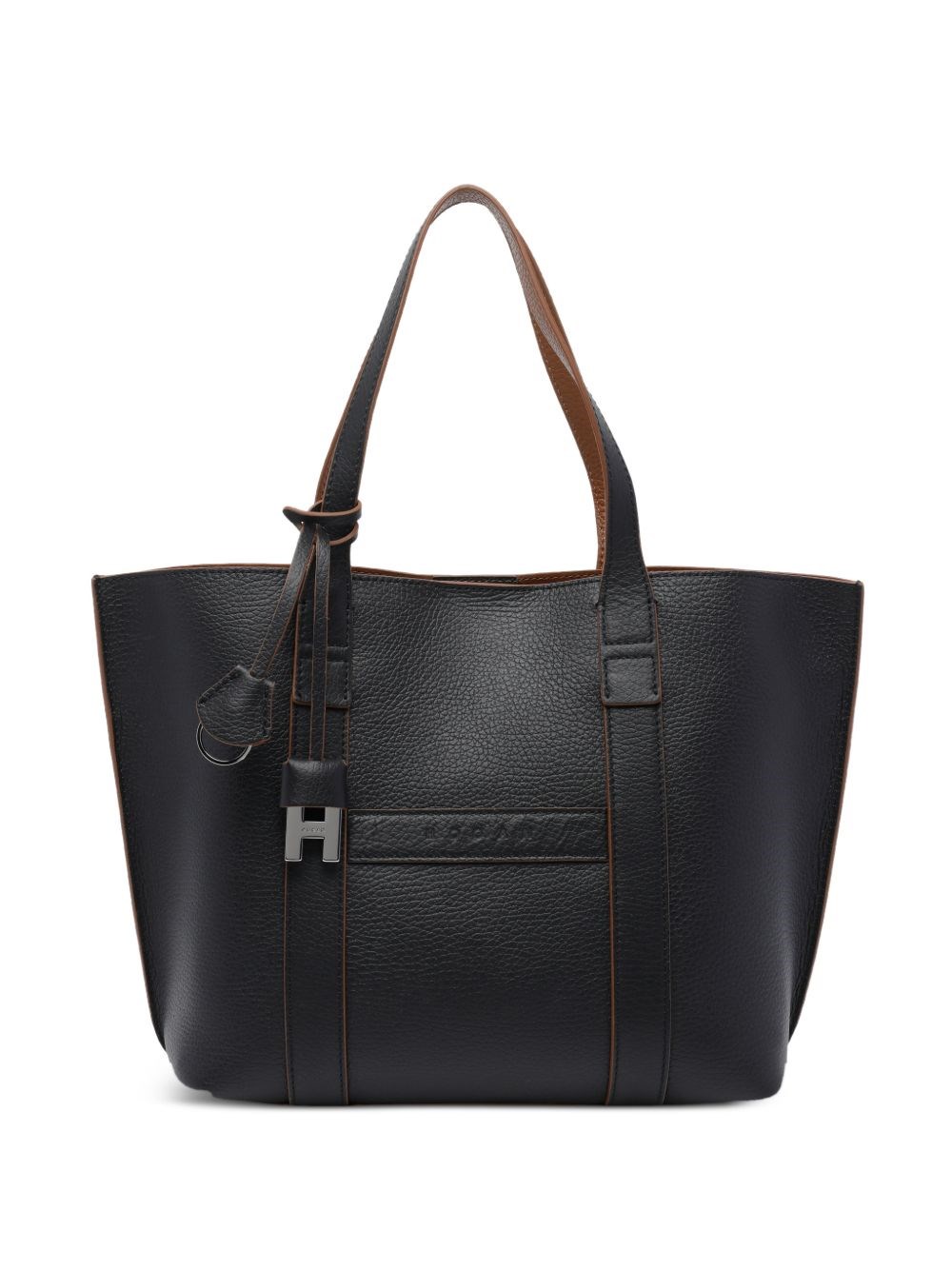 Hogan Script Small Leather Tote Bag Hogan Script Small Leather Tote Bag