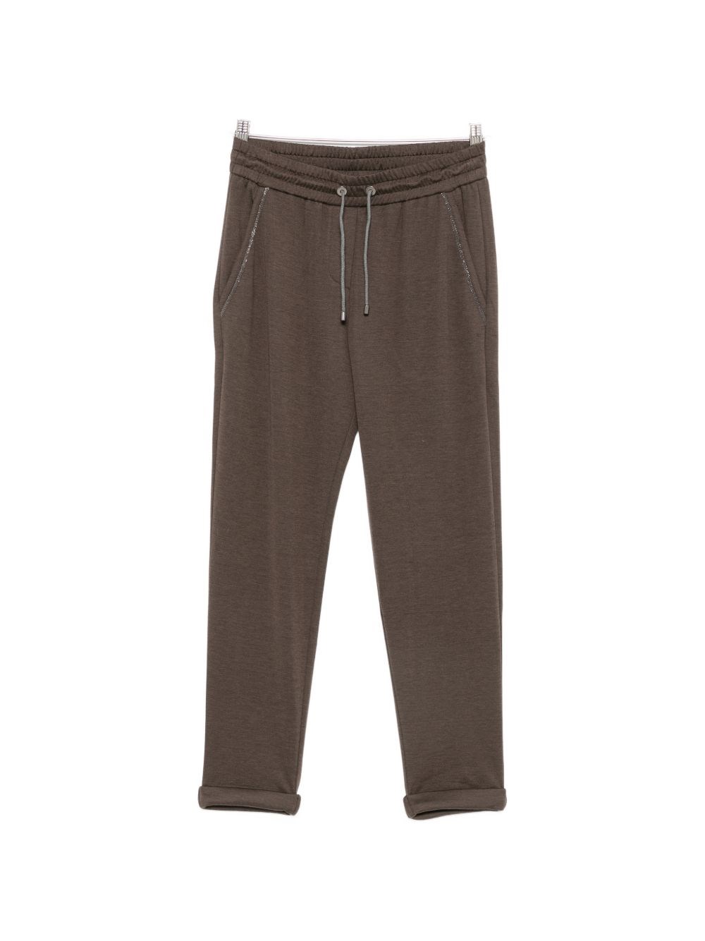 Brunello Cucinelli Cotton And Silk Trousers