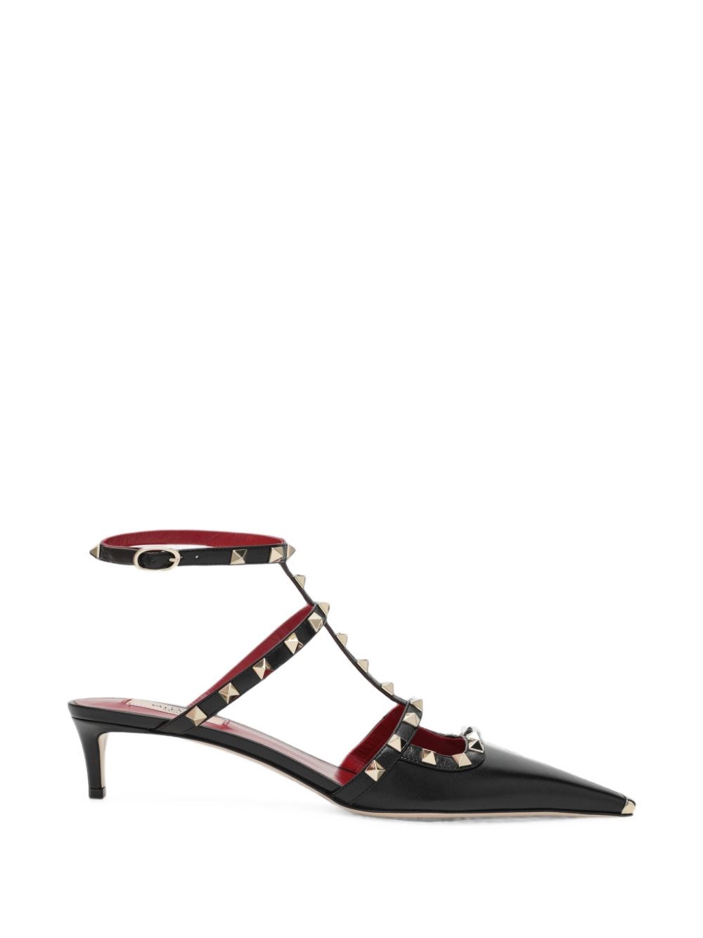 Escarpins Rockstud noirs en cuir de chevreau