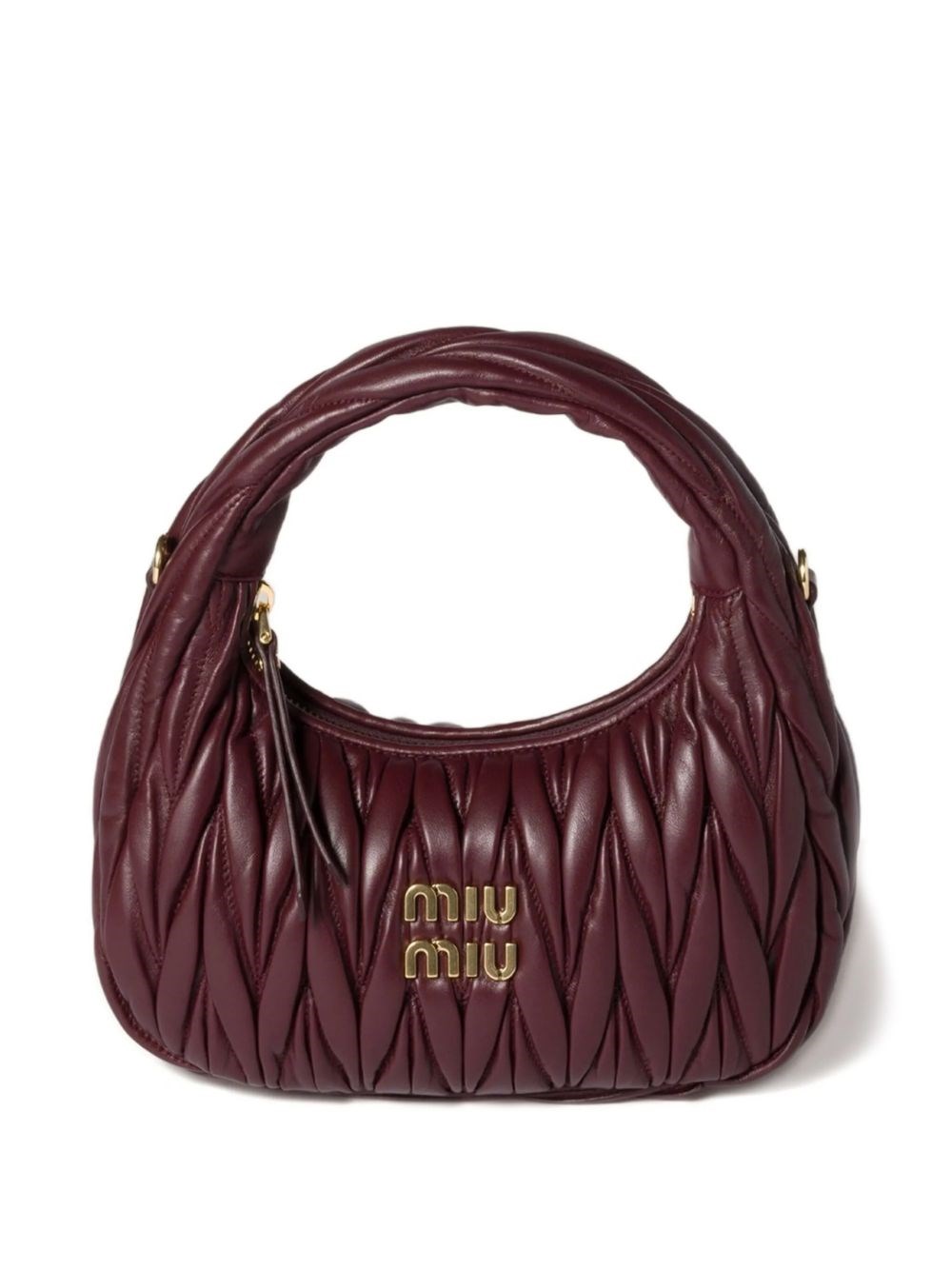 Miu Miu Borsa Hobo In Pelle Piccola Wander