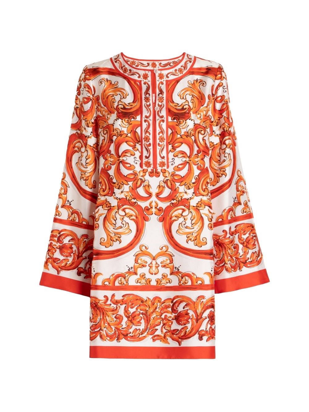 Dolce & Gabbana Maiolica Print Mini Dress