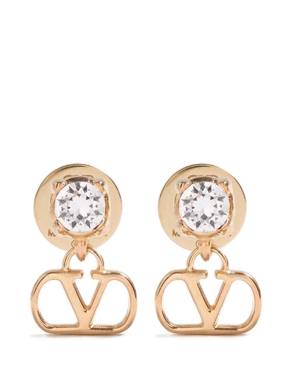 Valentino Garavani Vlogo Signature Strass Earrings