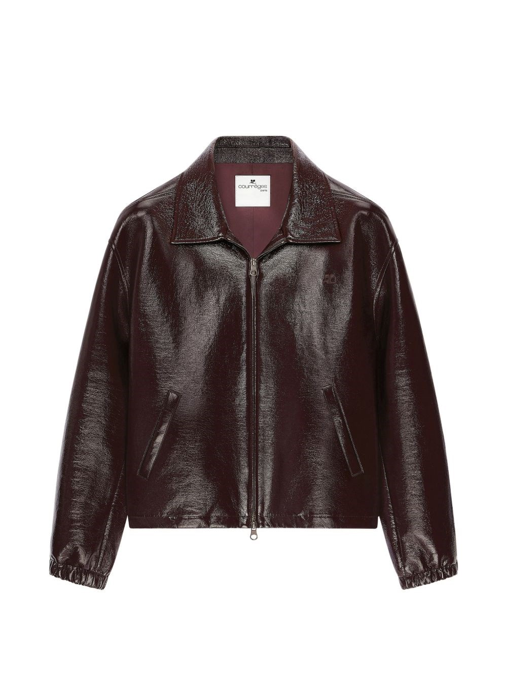 COURRÈGES Vinyl Bomber Jacket