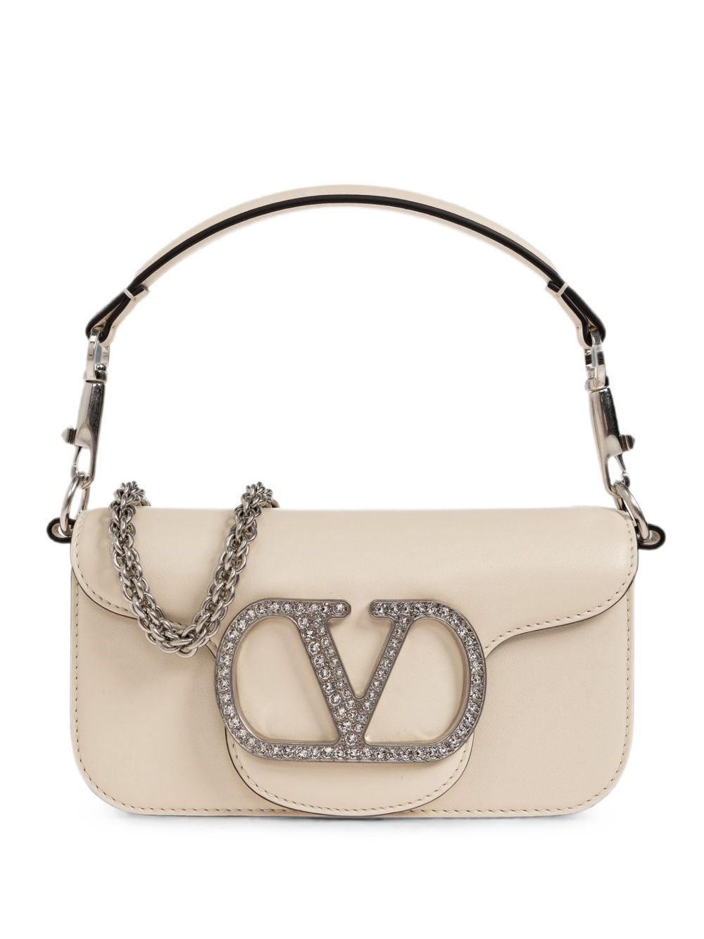 Valentino Garavani Locò Small Leather Shoulder Bag