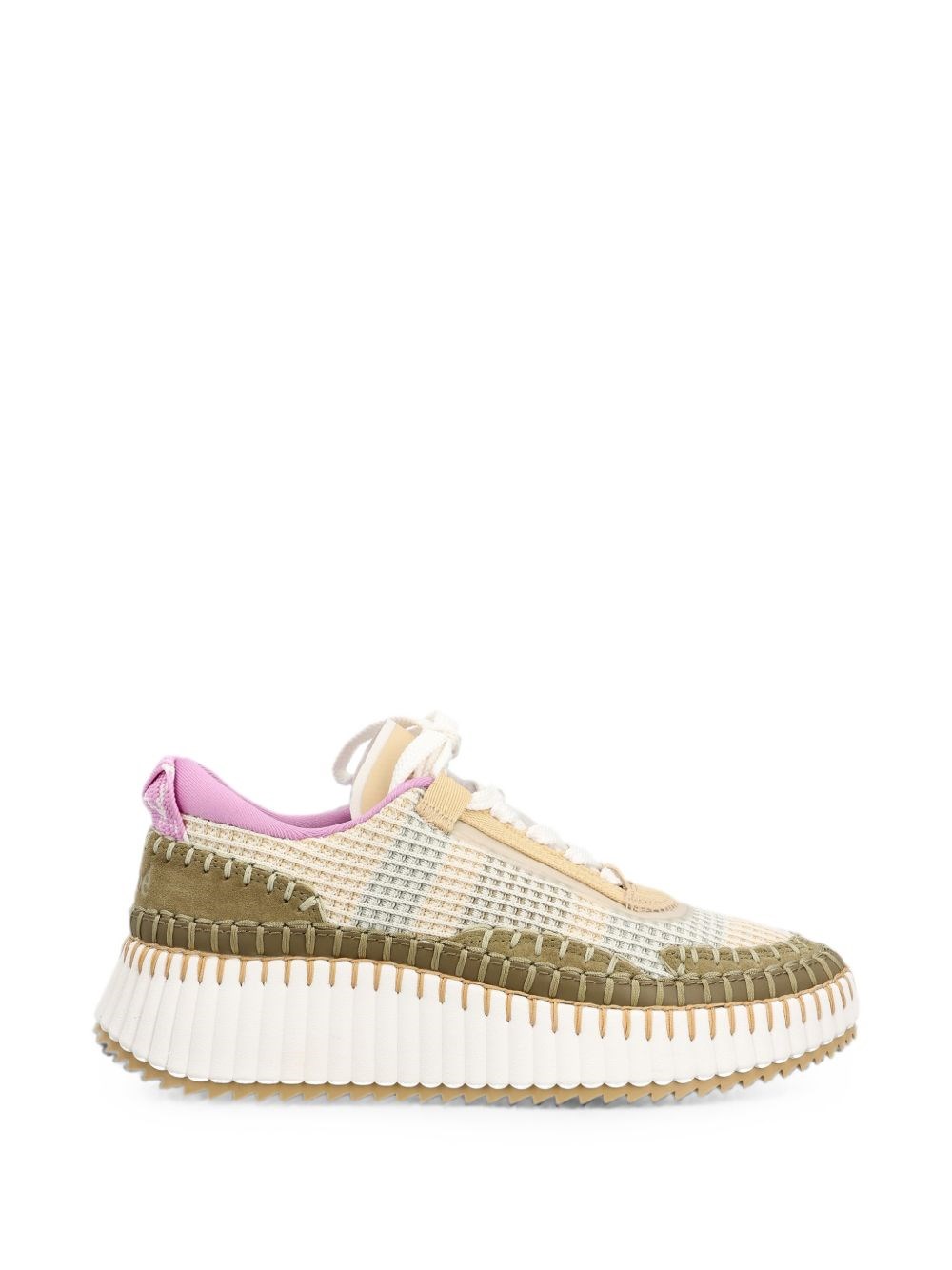 Chloé Beige Nama Sneaker - Image 2