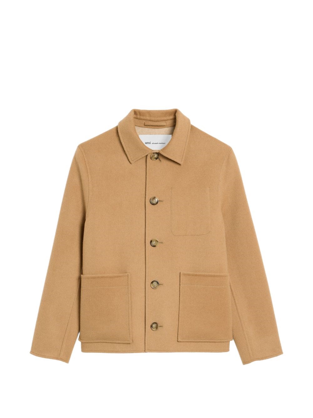 Ami Paris Ami Paris Wool And Cashmere Overshirt