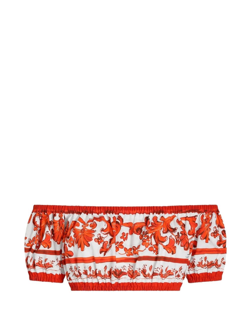 Dolce & Gabbana Maiolica Print Cotton Top