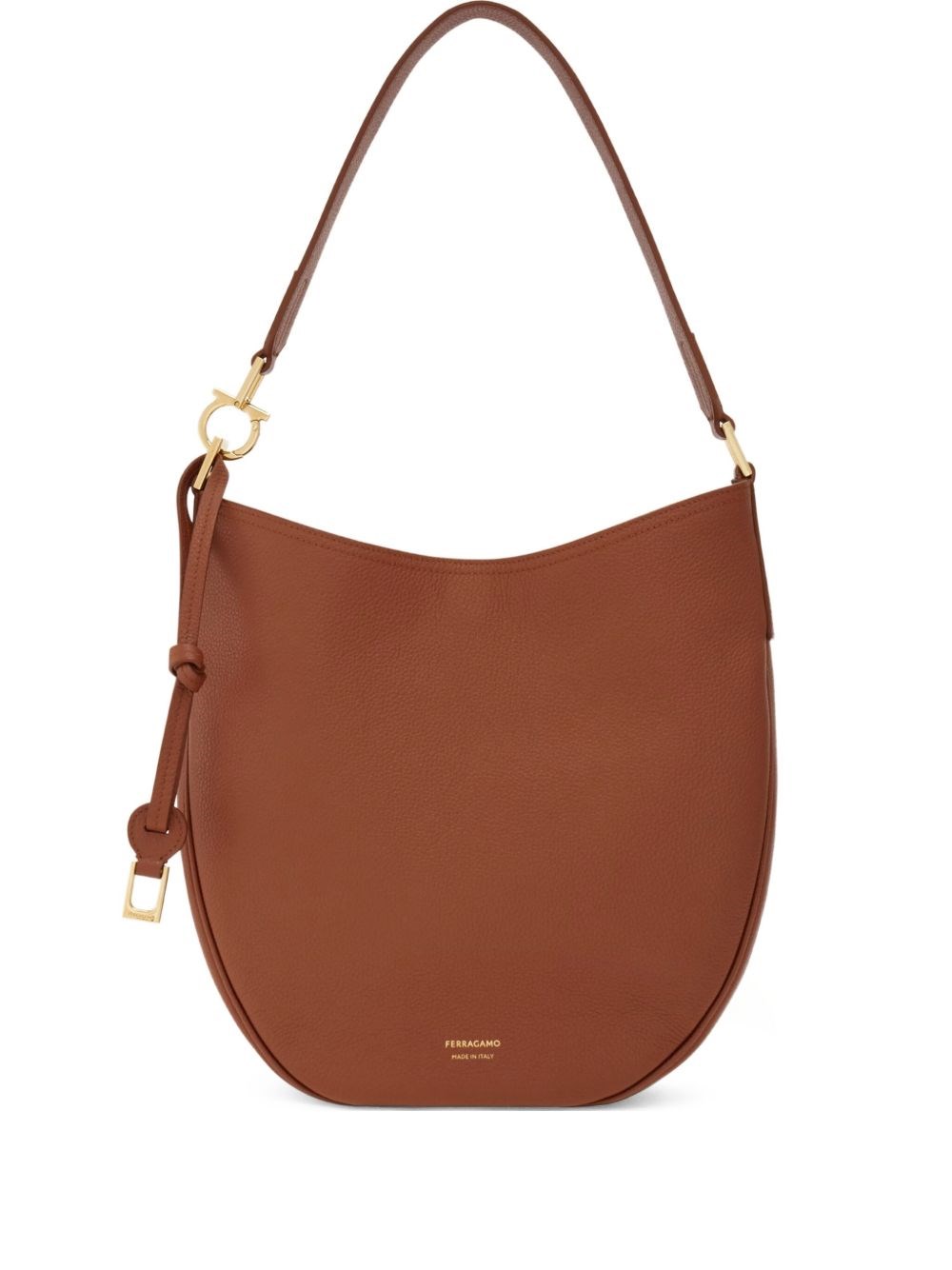 Ferragamo Leather Medium Hobo Bag