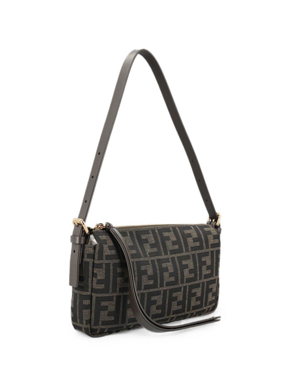 Fendi Ff Jacquard Small Shoulder Bag