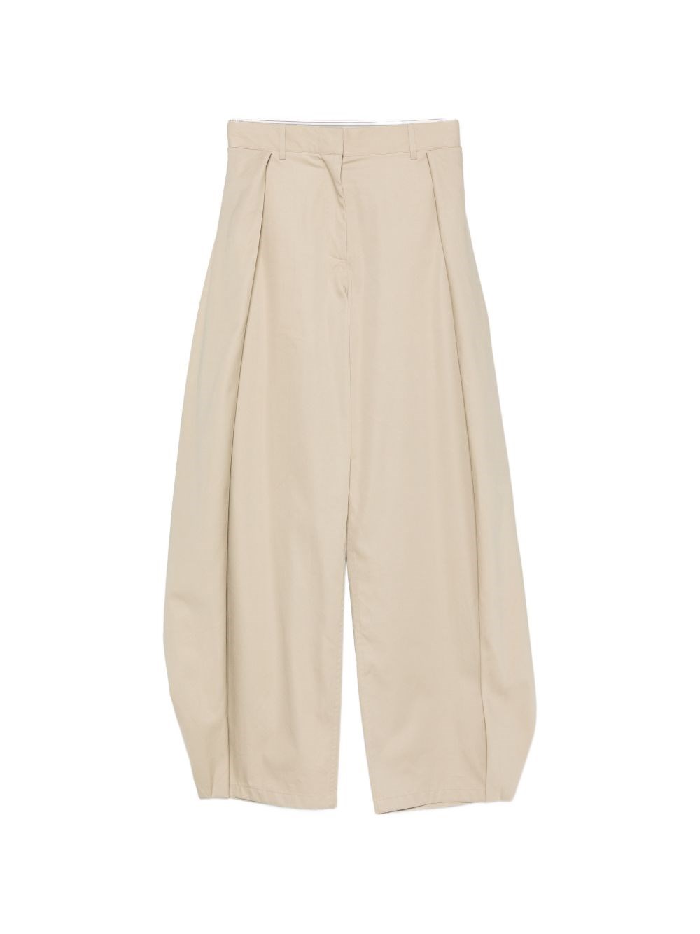 Loewe Cotton And Silk Wide-Leg Trousers