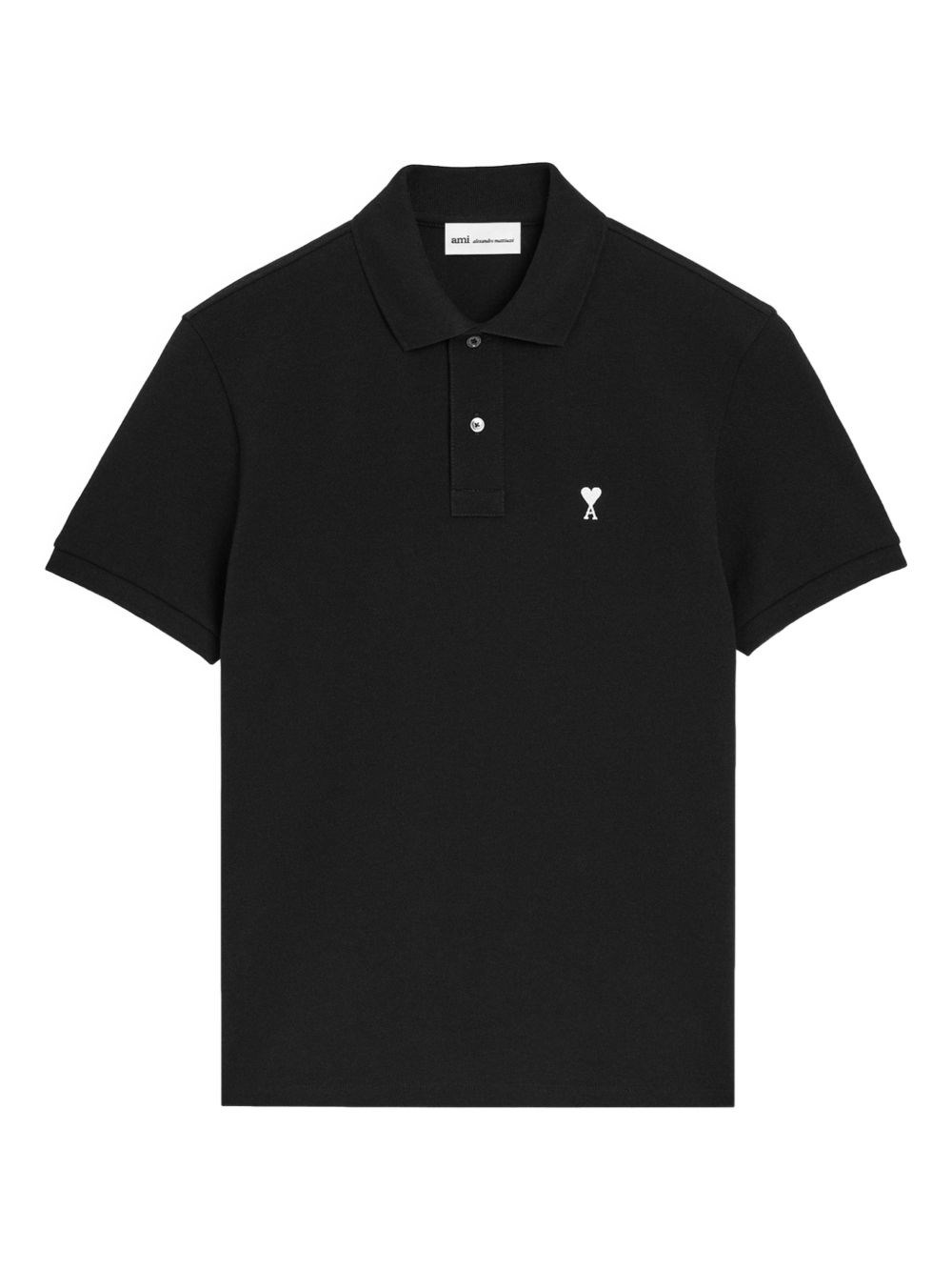 Ami Paris Ami De Coeur Cotton Polo Shirt