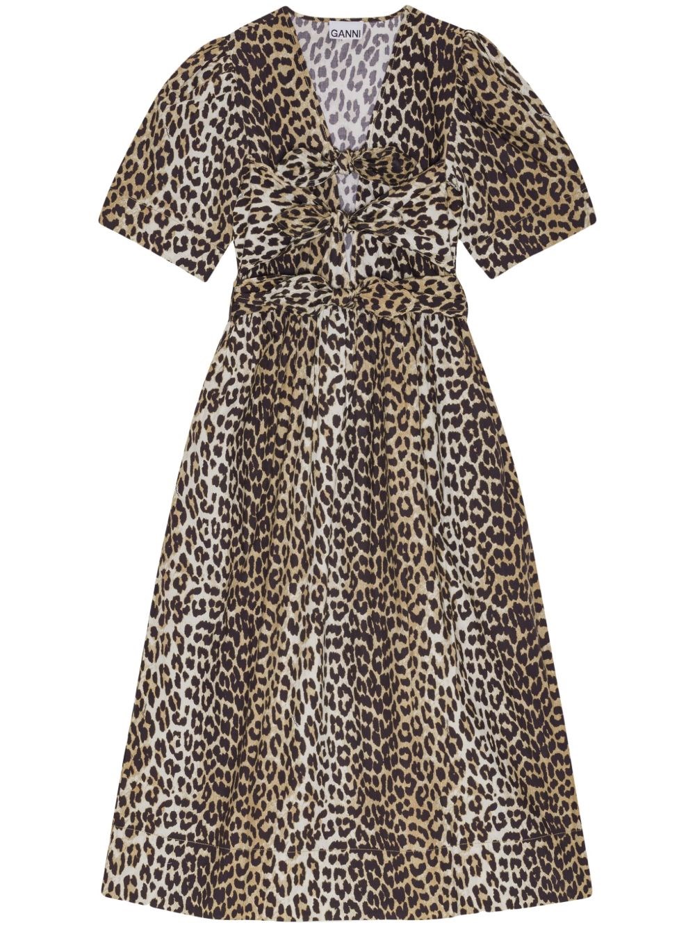 GANNI Organic Cotton Midi Dress