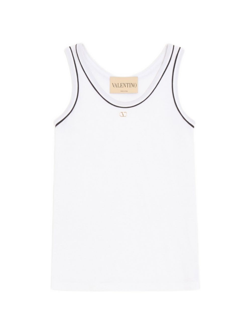 Valentino Logo Cotton Tank Top