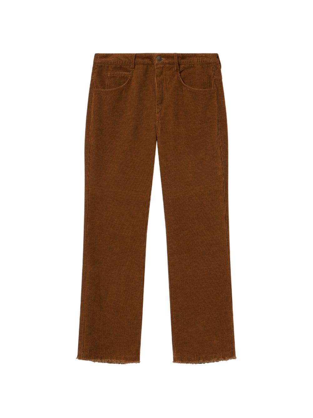 Marant éToile Cotton-Linen Corduroy Trousers — Caramel