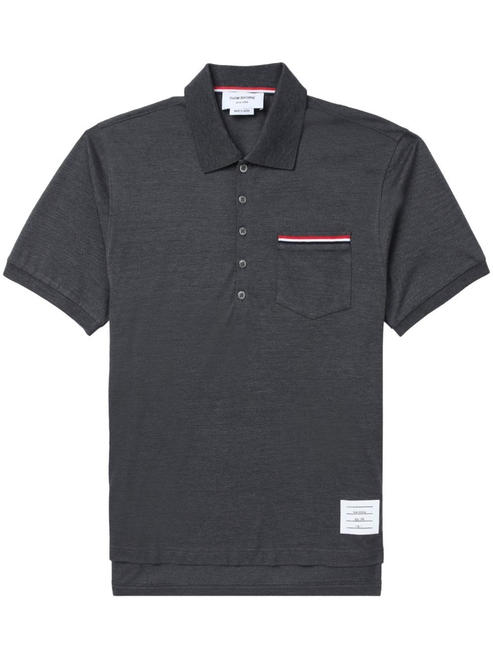 Thom Browne Rwb Cotton Polo Shirt