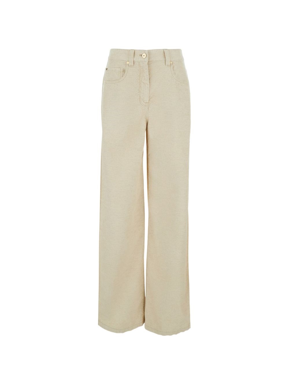 Brunello Cucinelli Velvet Flared-Leg Trousers