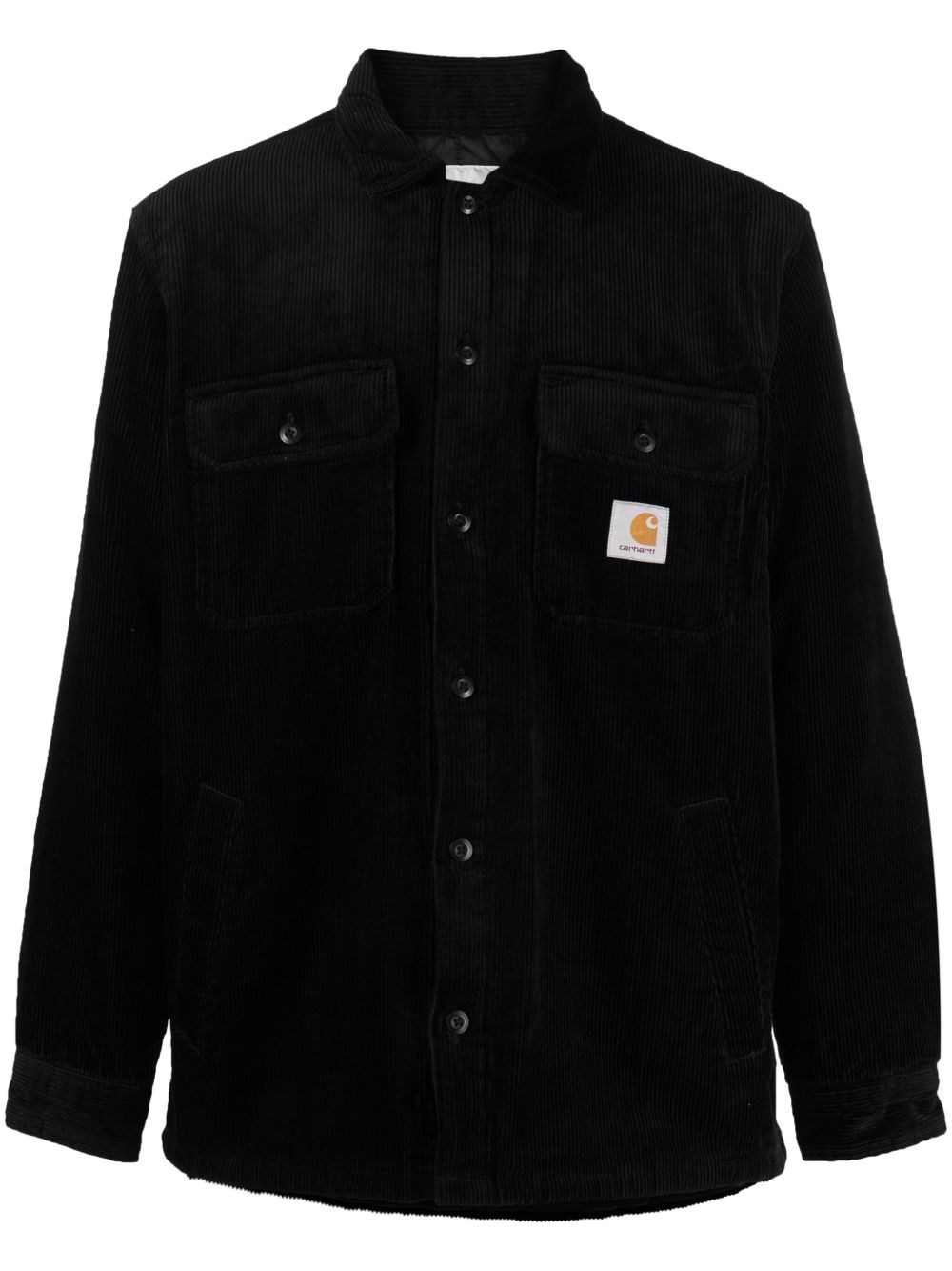 CARHARTT WIP_Overshirt foderata Whitsome nera_Nero_M_Uomo