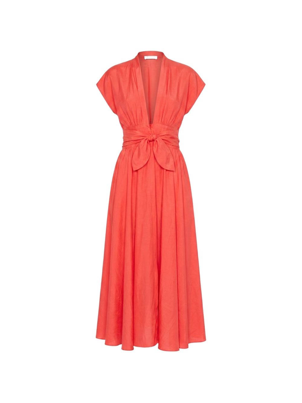 Alaïa Abito Lungo In Misto Lino