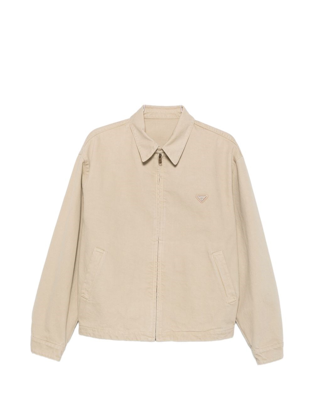 Prada Giacca Blouson In Denim Di Cotone