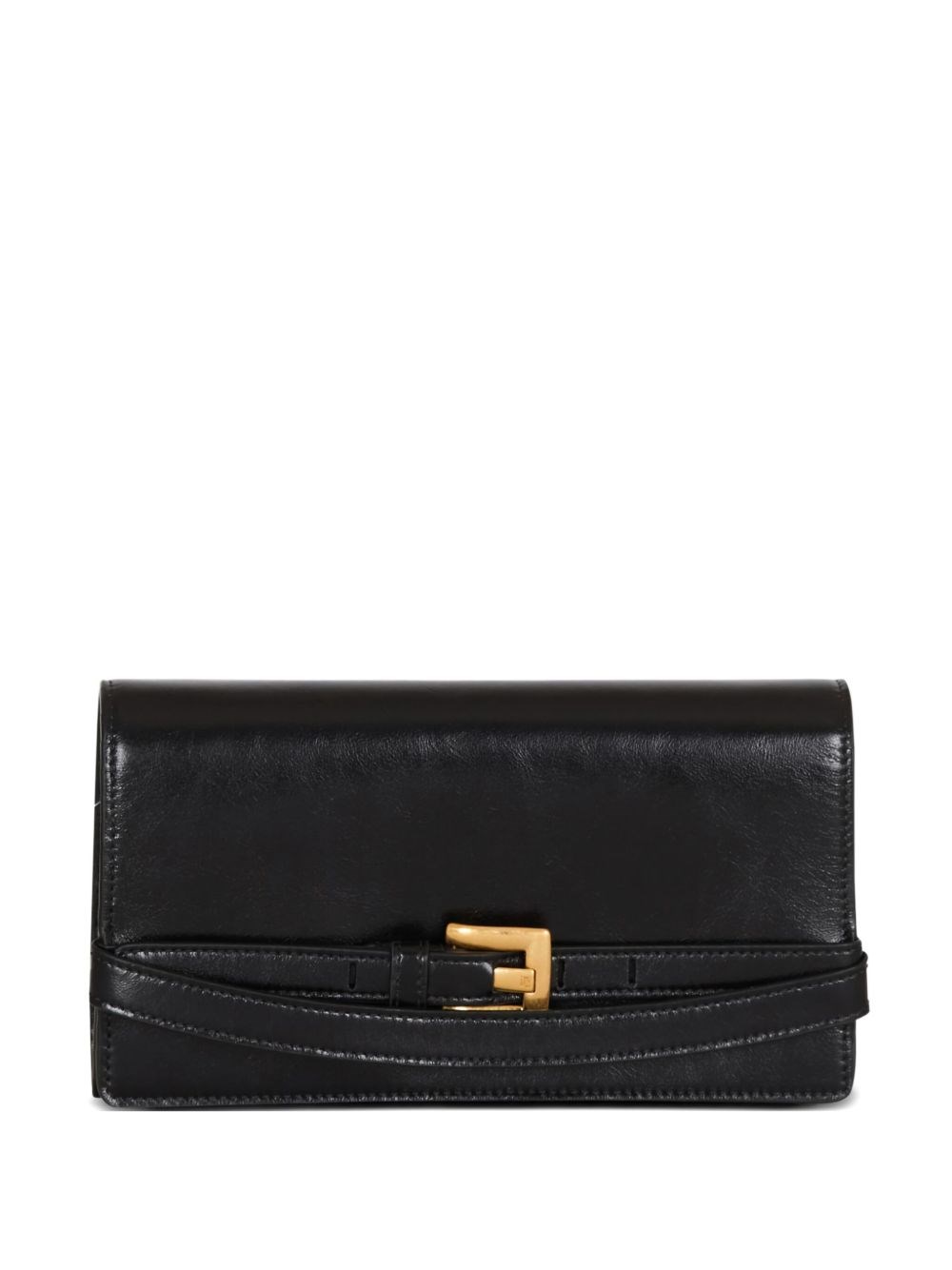 Balmain Shuffle Leather Wallet On Chain