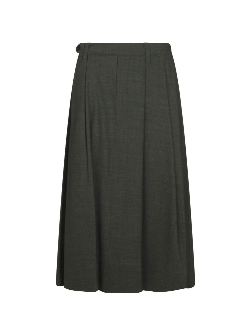 Brunello Cucinelli Wool Blend Midi Skirt