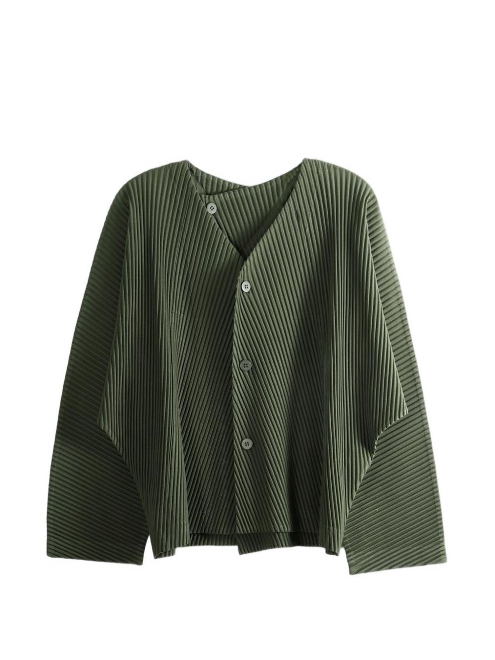 Homme Plisse' Issey Miyake Pleated Cardigan