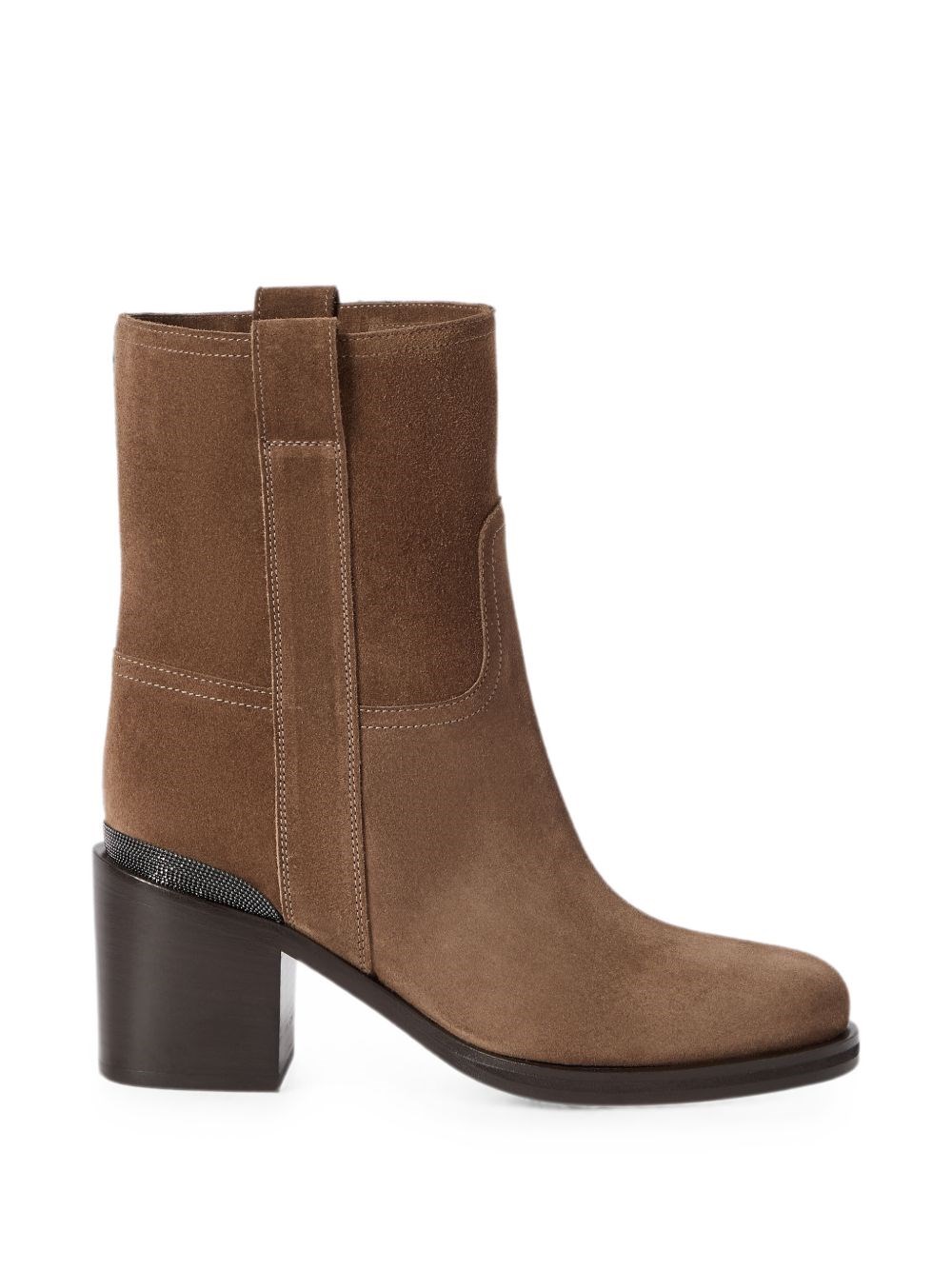Brunello Cucinelli Leather Ankle Boots
