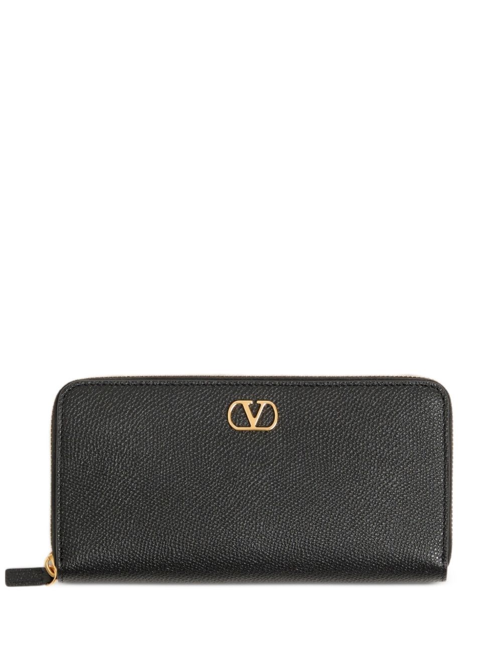 Valentino Garavani Vlogo Signature Leather Wallet