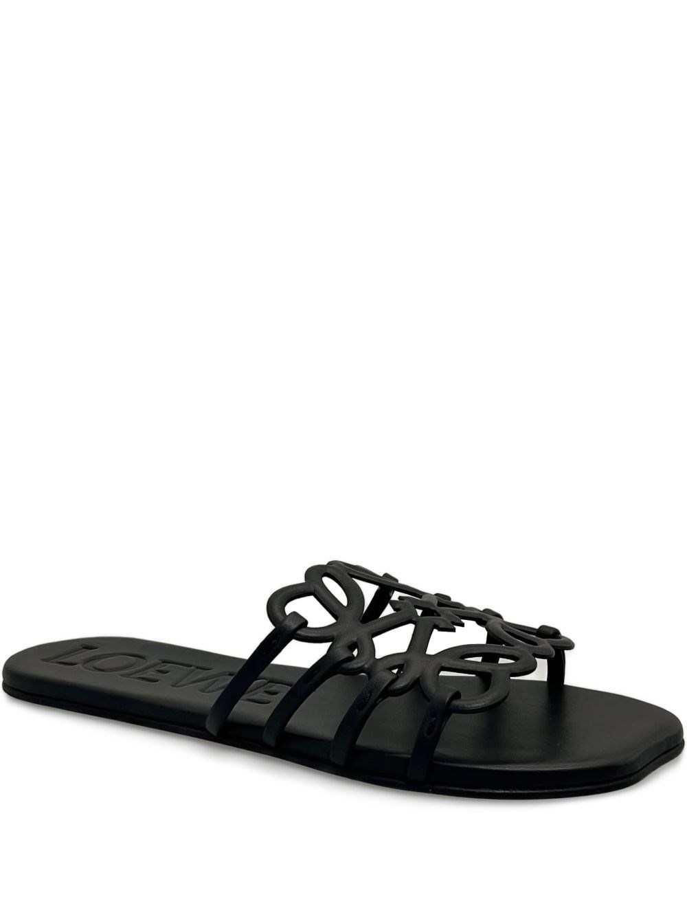 Loewe Petal Anagram Flat Sandals