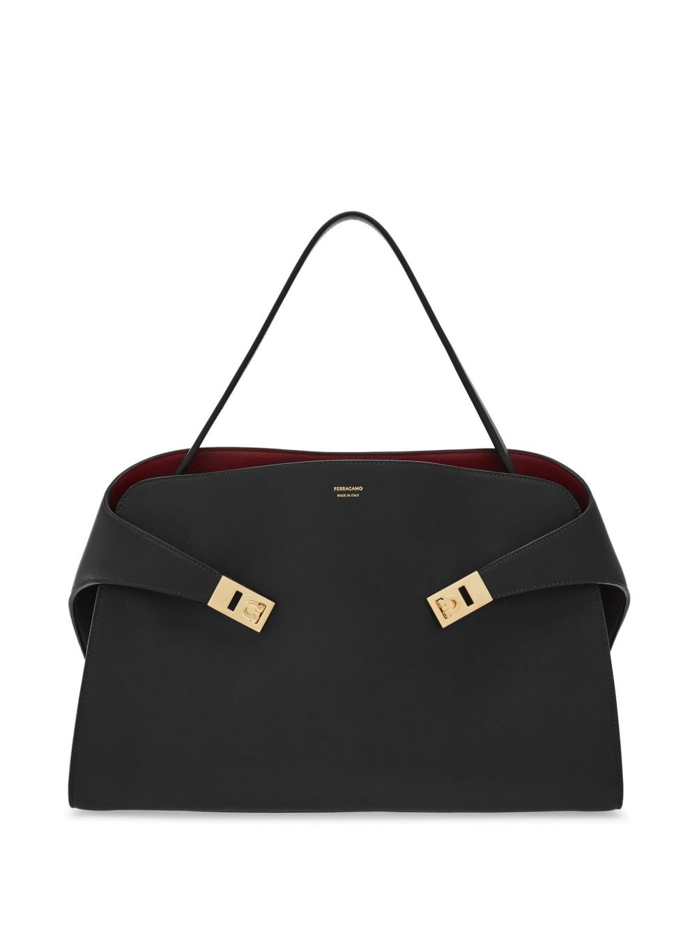 Ferragamo Hug Medium Leather Tote Bag