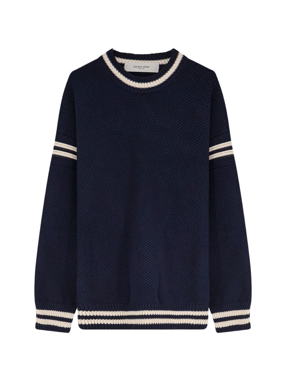 Golden Goose Maglione In Cotone A Girocollo