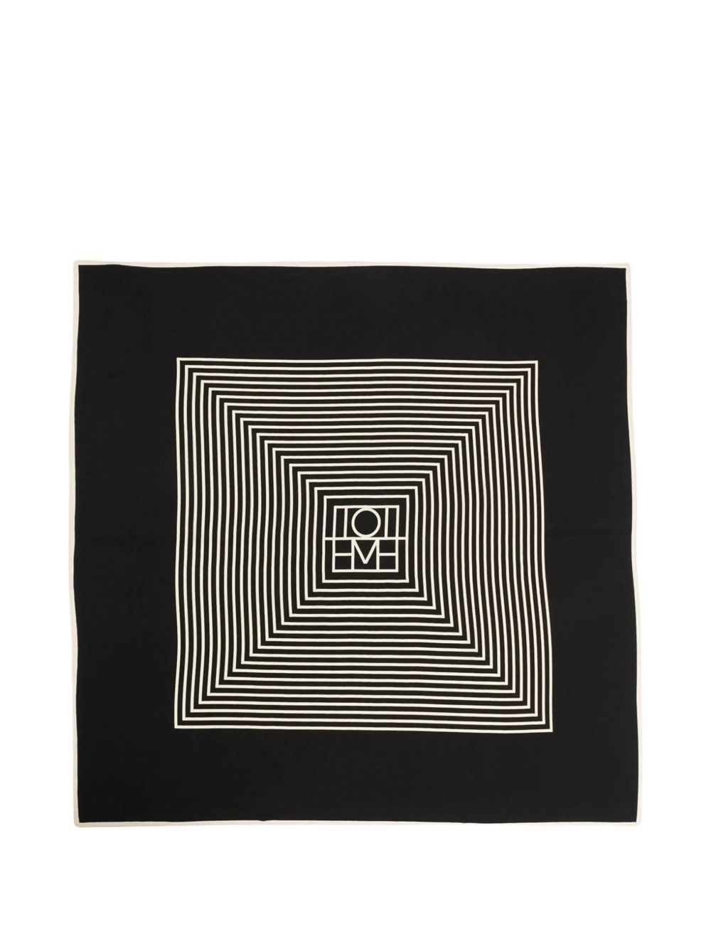 TOTEME Monogram Silk Scarf