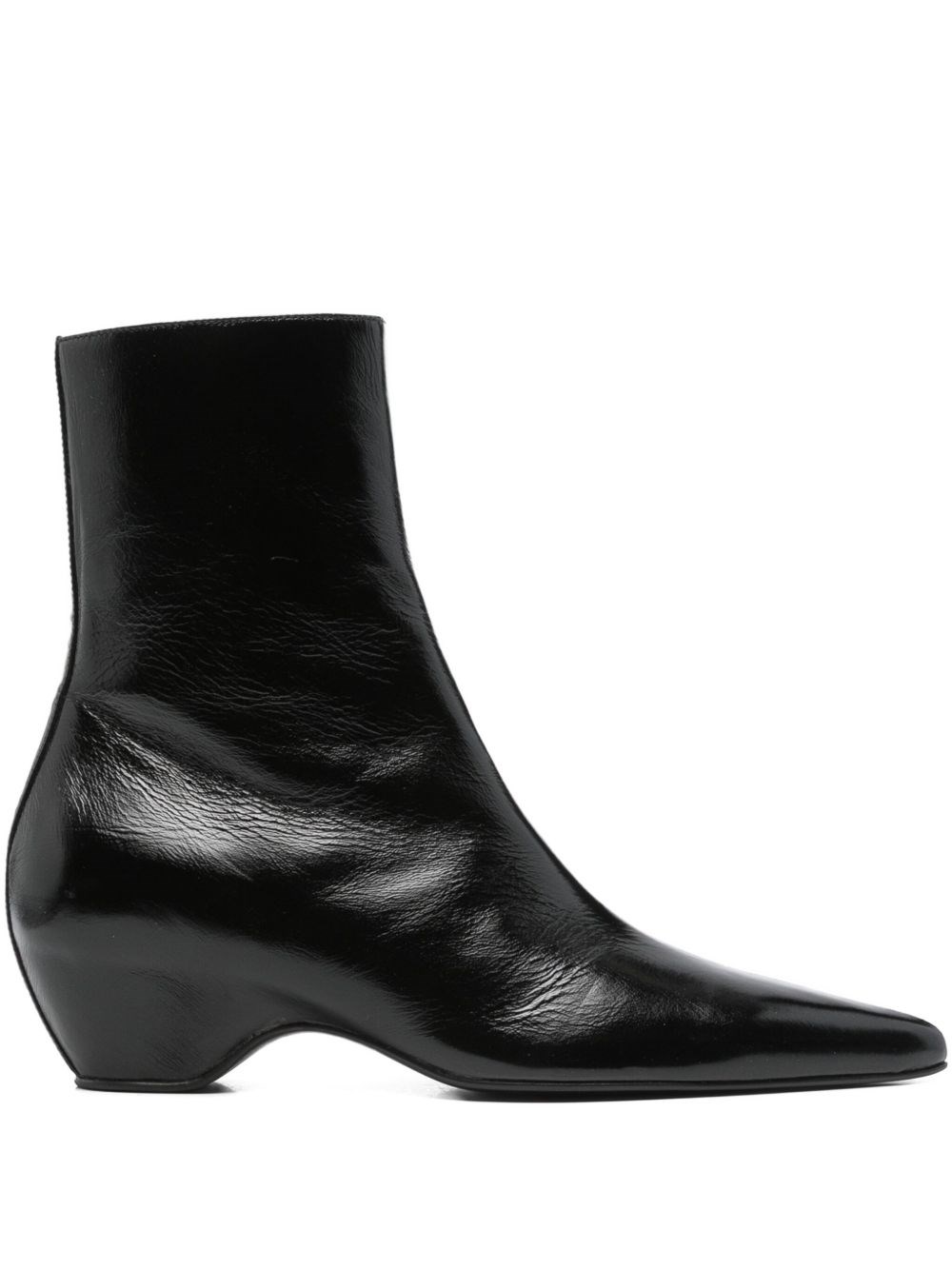 Khaite KHAITE Sybil Leather Ankle Boots　KHAITE シビル レザー アンクルブーツ