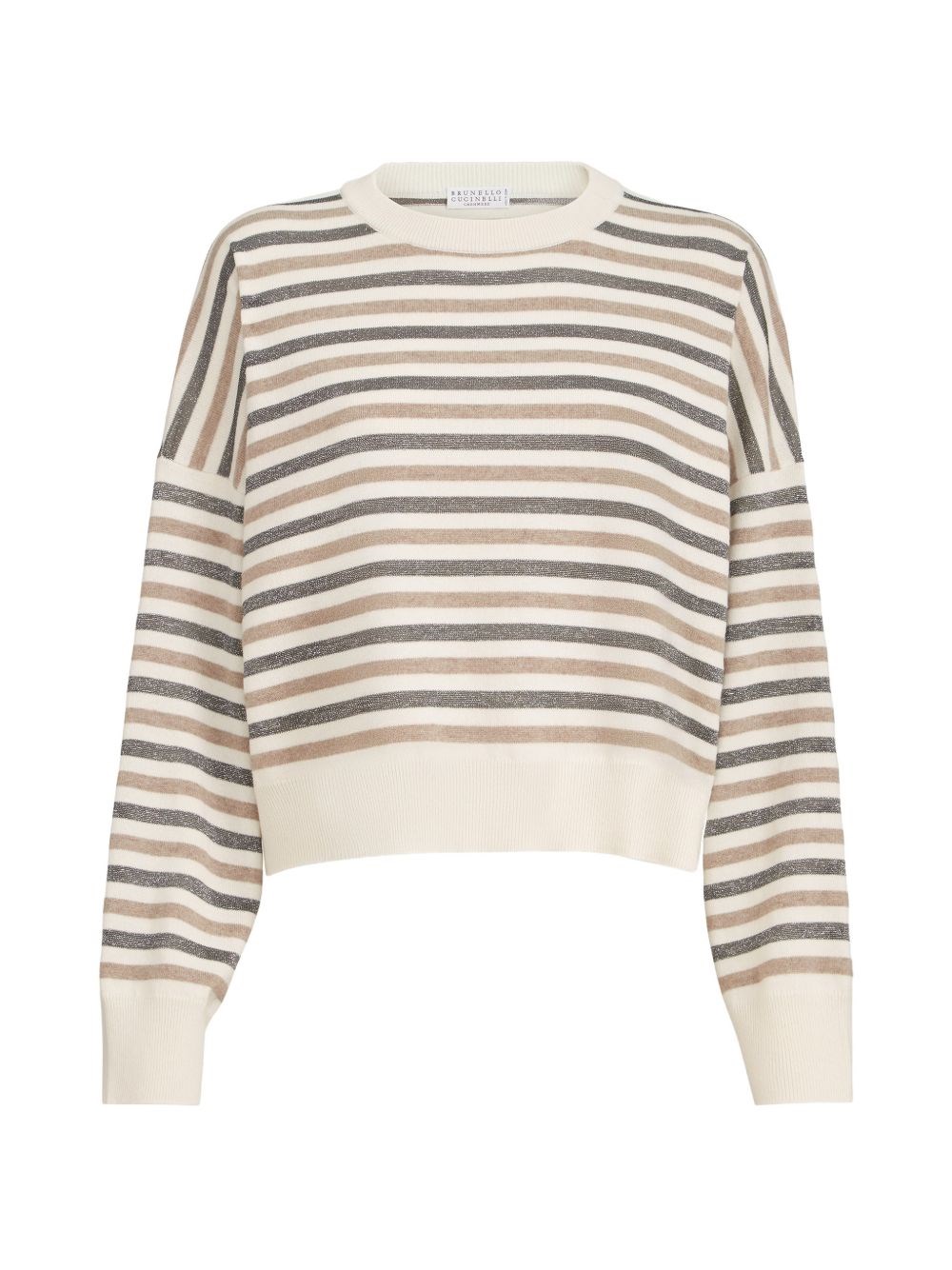 Brunello Cucinelli Striped Cashmere Sweater
