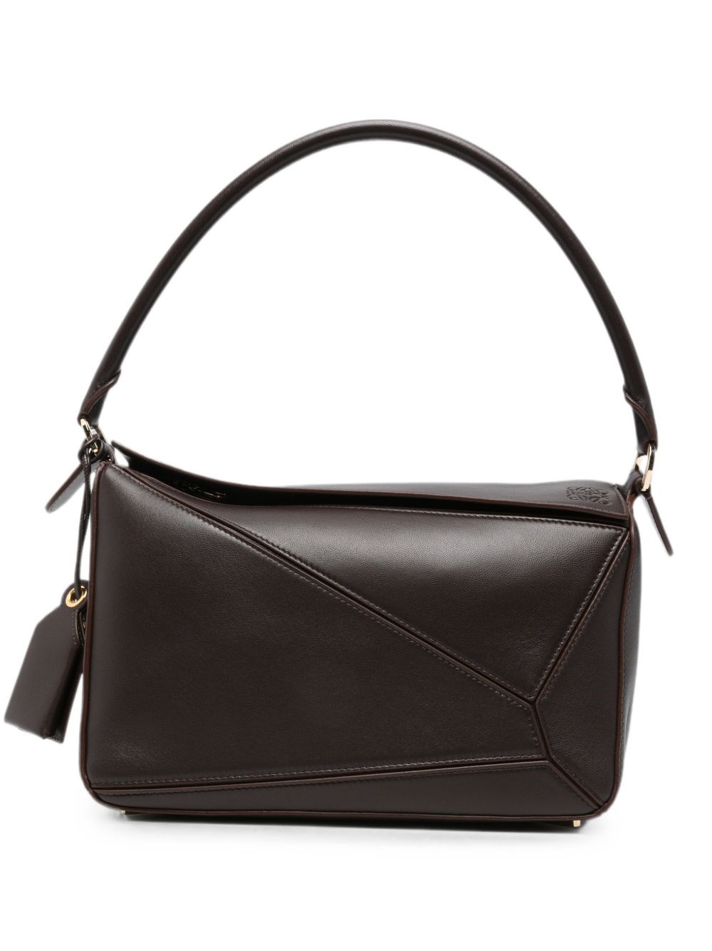 Loewe Borsa A Mano In Pelle Media Puzzle Featherlight