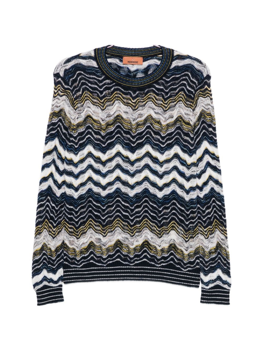 Missoni Zig Zag Motif Wool Sweater