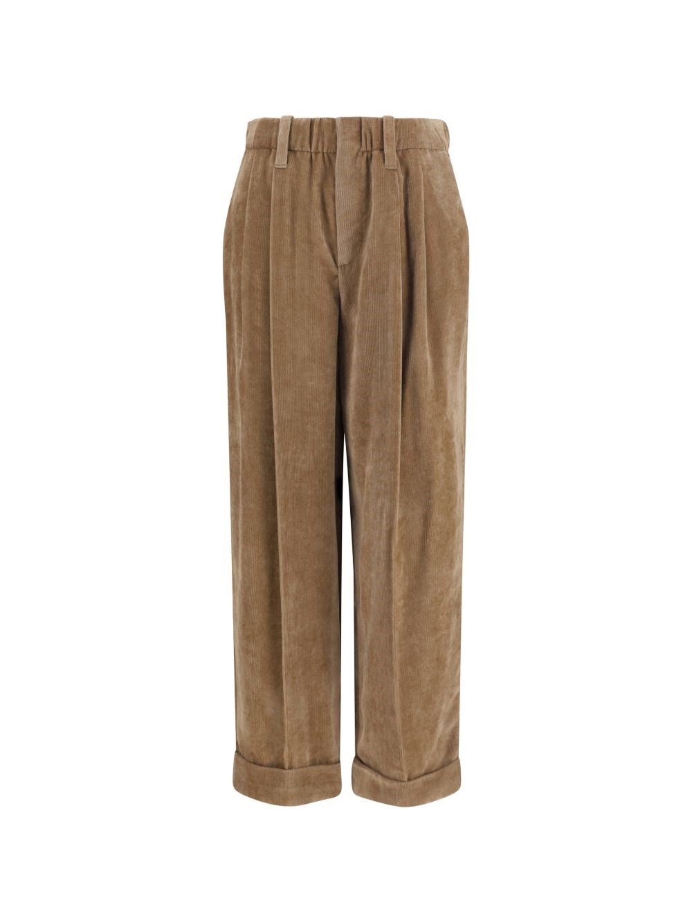 Brunello Cucinelli Pleated Corduroy Trousers