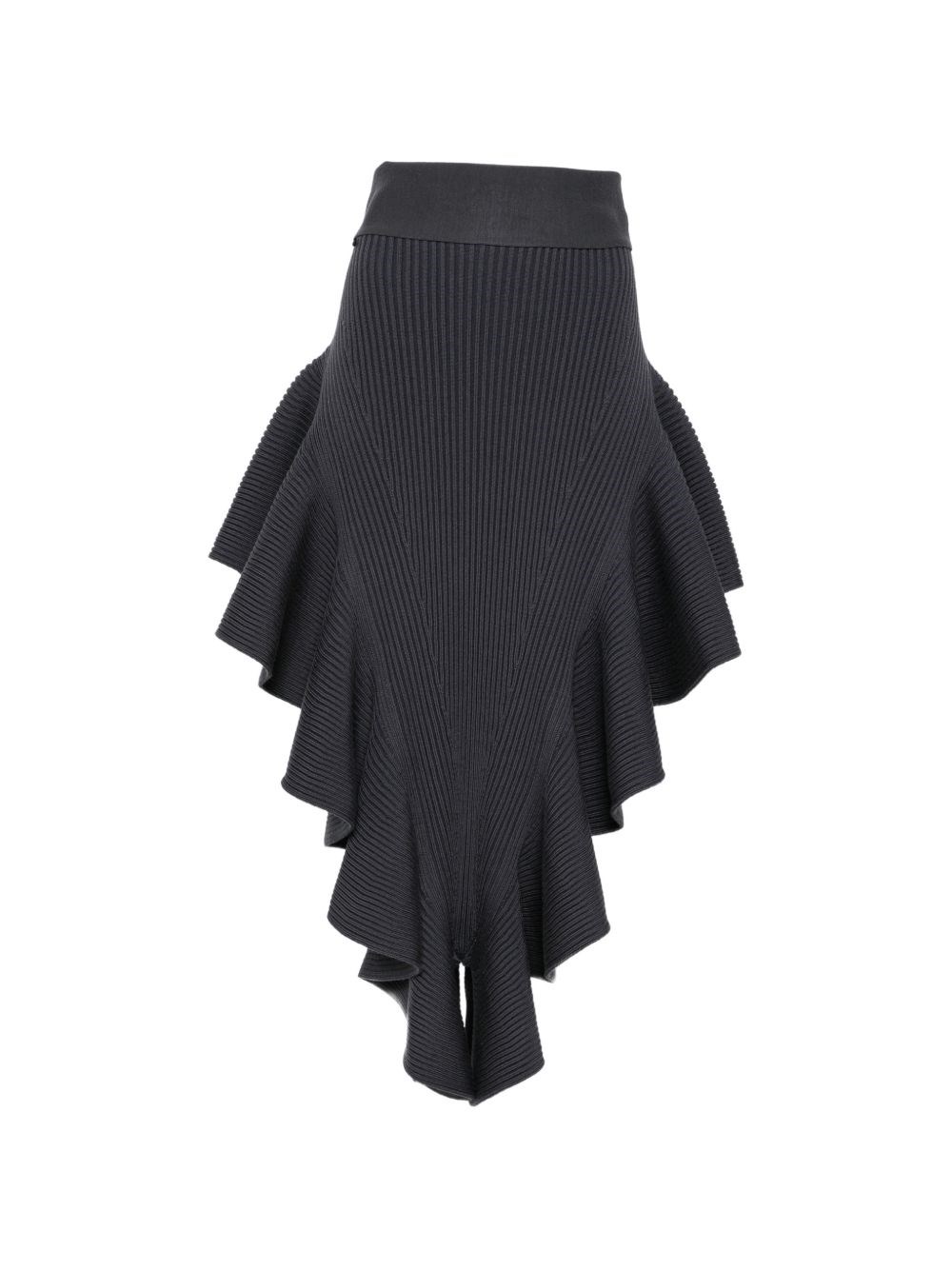 Alaïa Wool Volants Skirt