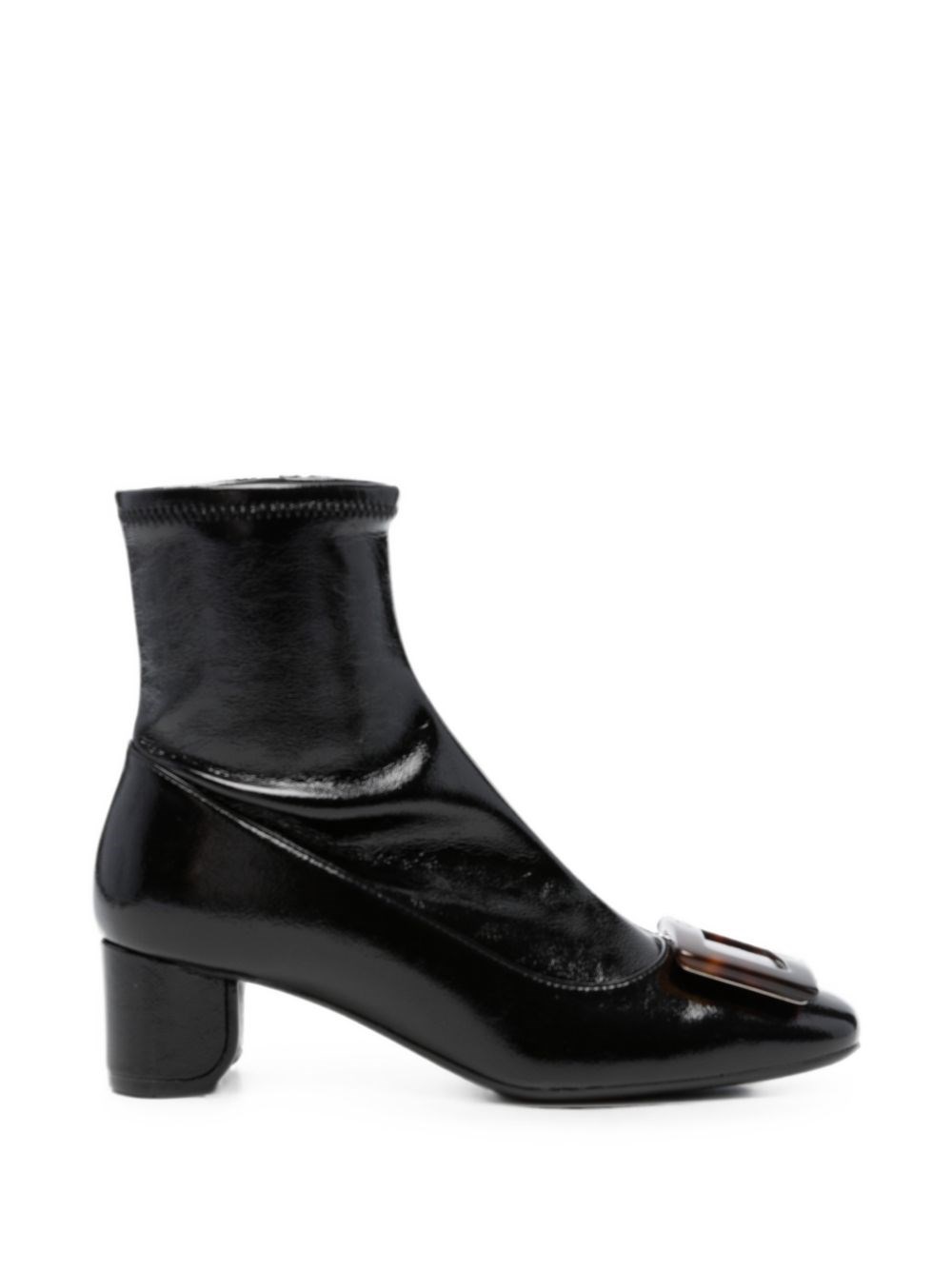Roger Vivier Roundy Turtle Leather Boots