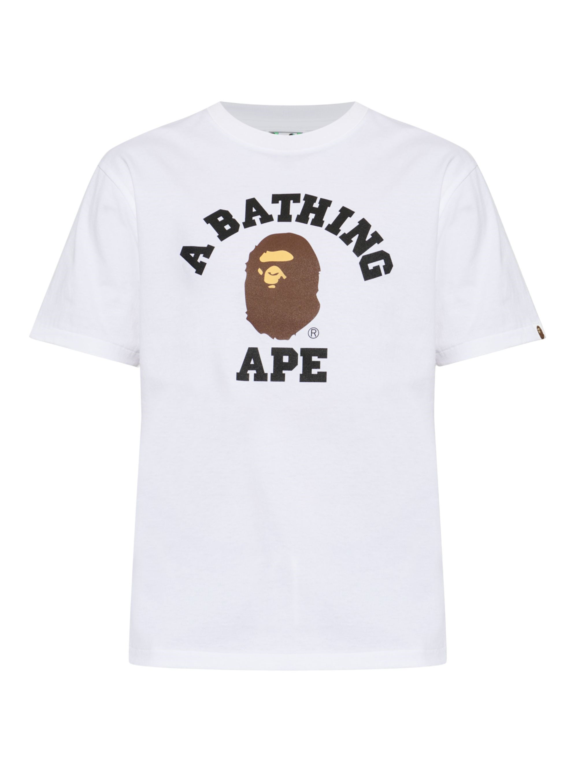 A Bathing Ape College T-shirt oversize in cotone da uomo