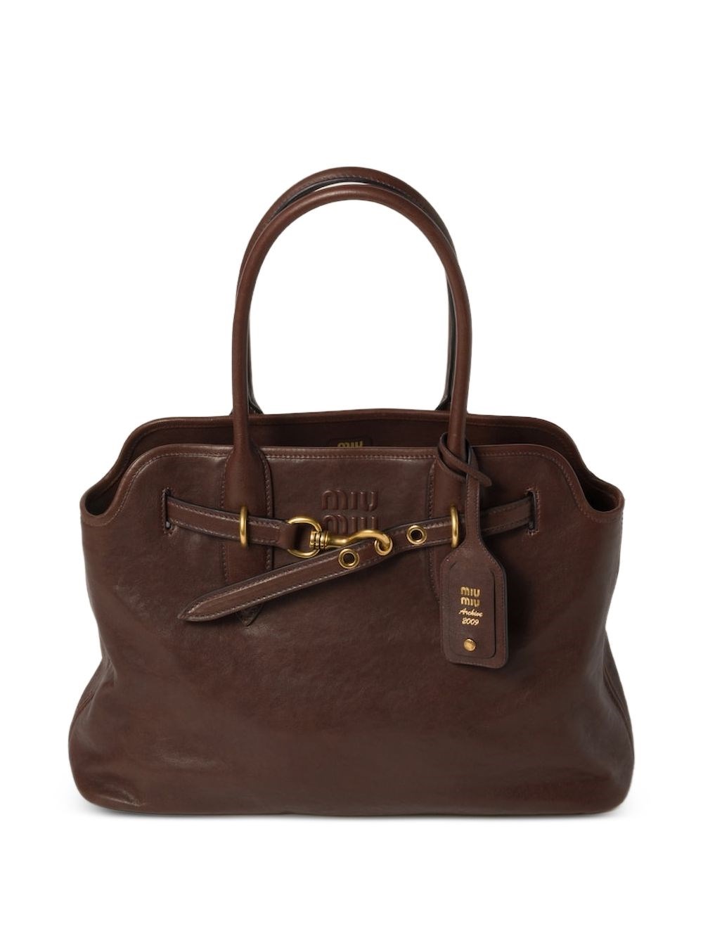 Miu Miu Aventure Medium Leather Handbag