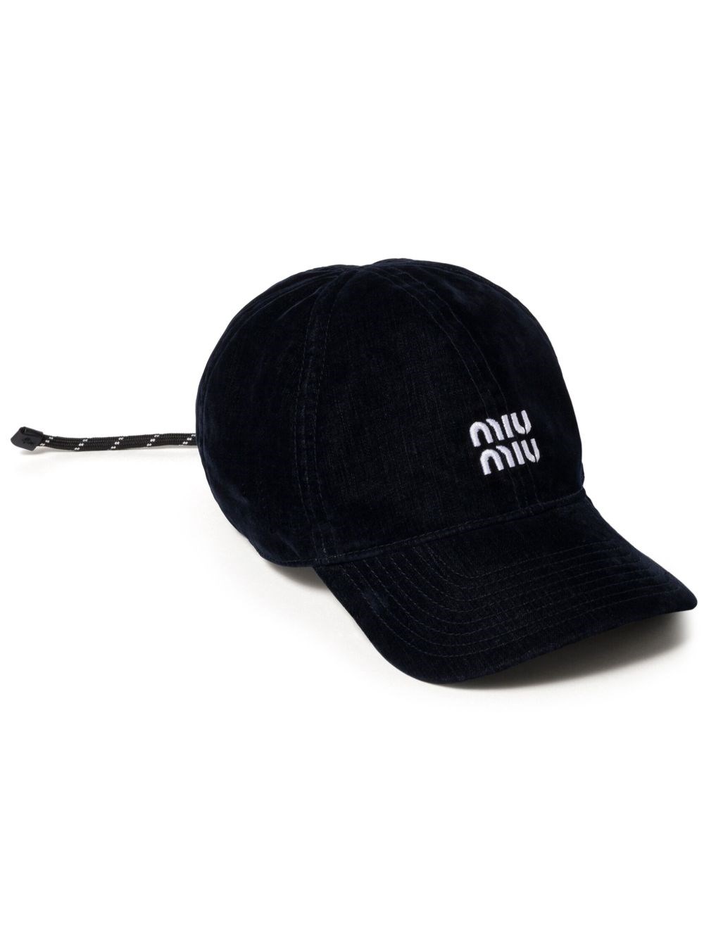 Miu Miu Cappellino Da Baseball In Velluto