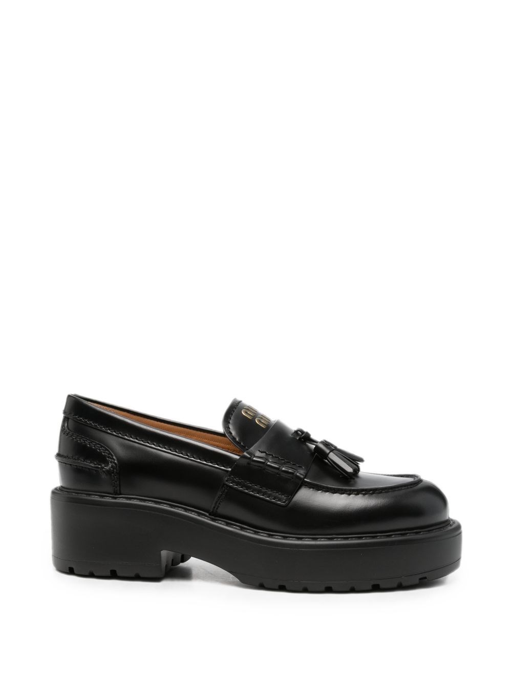 Miu Miu Leather Loafers