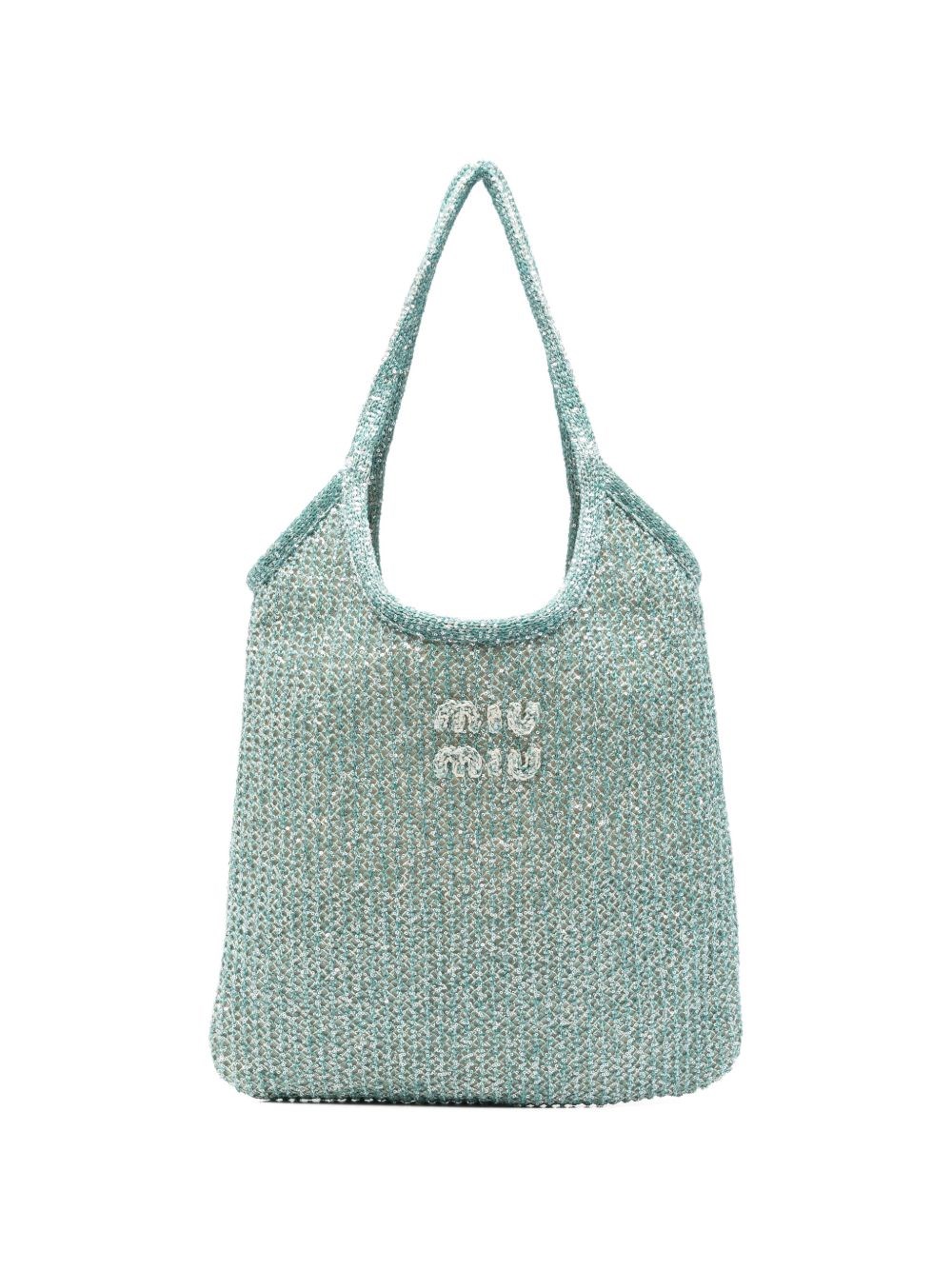 Miu Miu Ivy Sequined Net Shoulder Bag