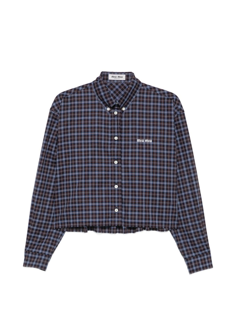 Miu Miu Tartan Shirt