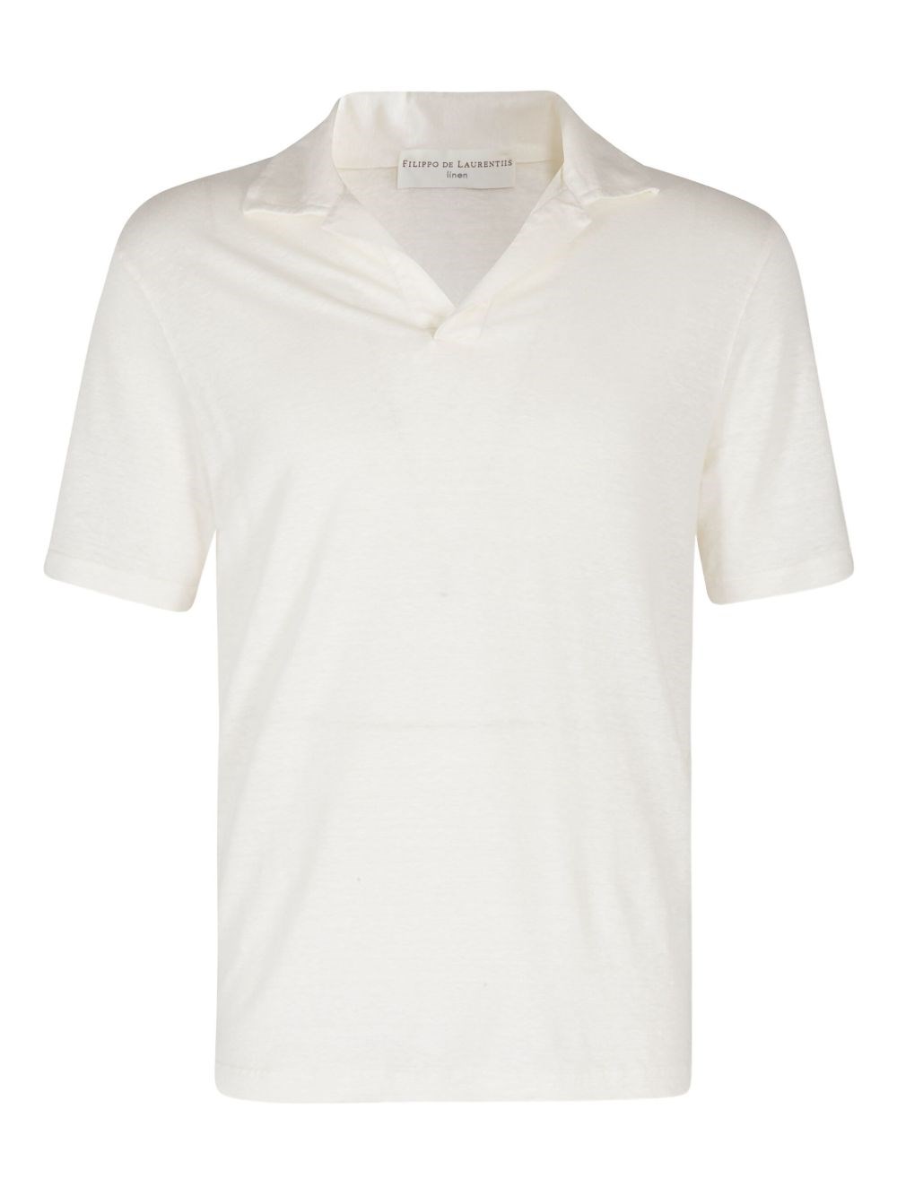 FILIPPO DE LAURENTIS Linen Polo Shirt